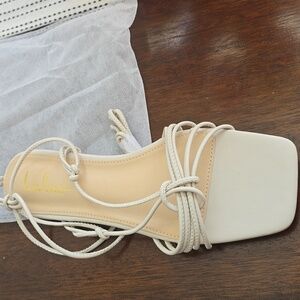Lulus flat strappy sandal